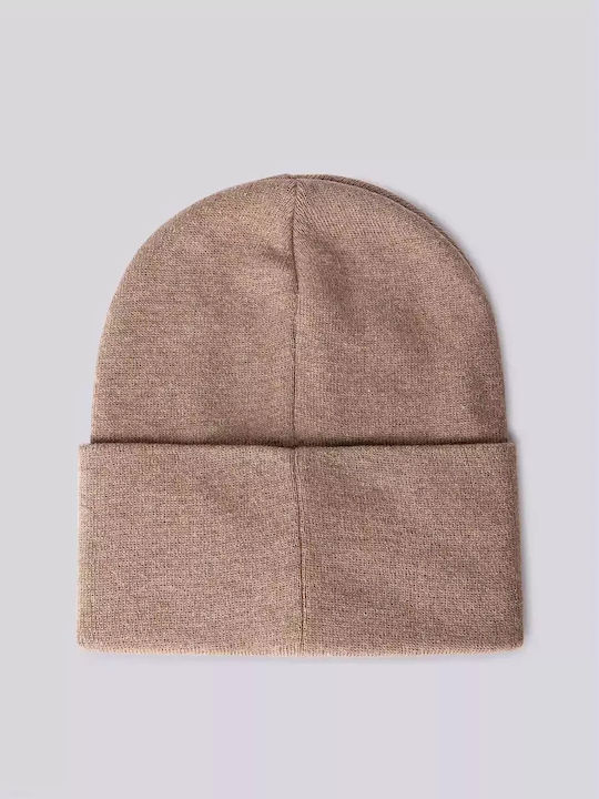 Beanie Beanie Knitted in Brown color