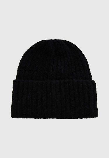 Beanie Ανδρικός Σκούφος Πλεκτός σε Μαύρο χρώμα