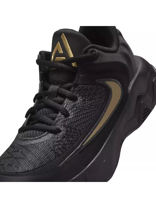 Giannis Immortality 4 Kids Sports Shoes Basketball with Laces Black