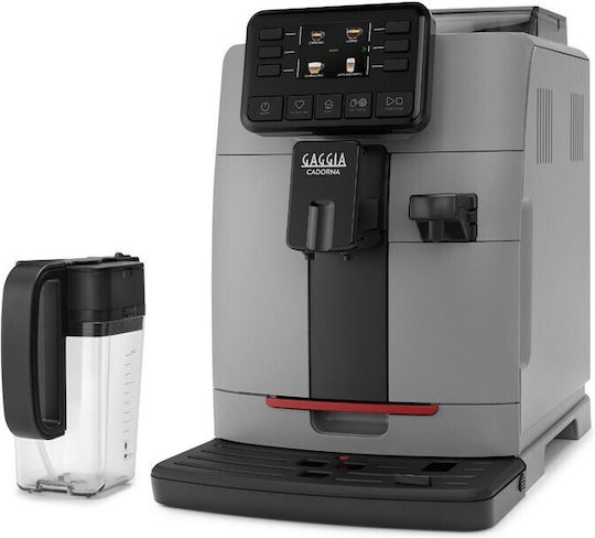 Gaggia Cadorna Prestige Automatic Espresso Coffee Machine 1900W Pressure 15bar with Grinder Grey EG5603/40