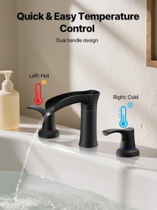 Vevor Shower Column with Mixer Black