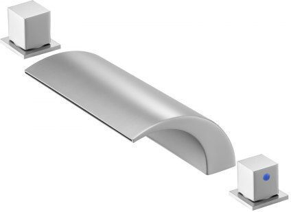 Vevor Built-in Faucet Mixer for Bathtub Silver
