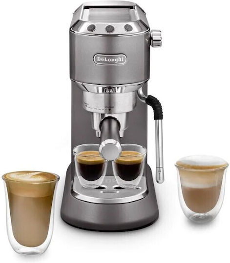 De'Longhi Dedica Arte Mașină de Espresso 1300W Presiune 15bar Gri
