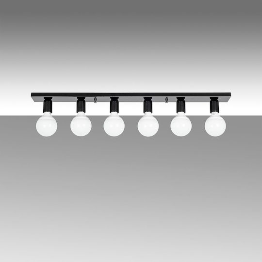 Opviq Deckenleuchte 91cm Schwarz