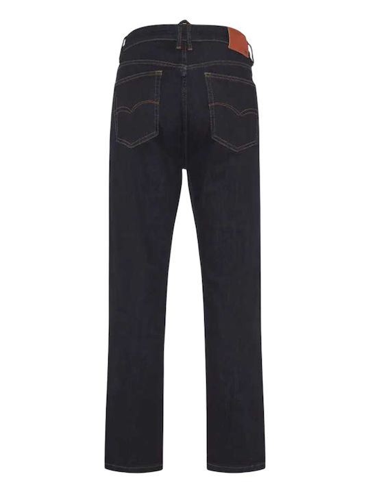 Men's Jeans Pants with Regular Straight Fit Rinse Blue