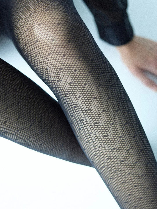 Ciorapi dama 20 Den Black Print