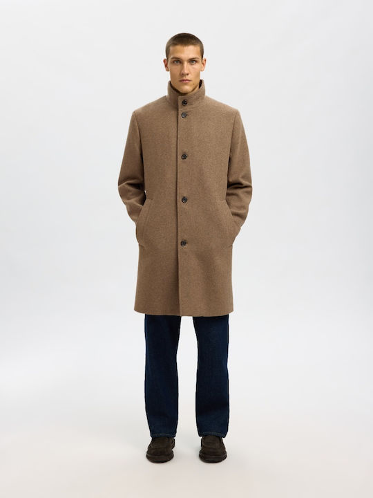 Мъжко палто Beige