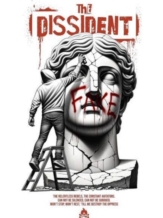 Oversized T-shirt Dissident Pop Culture Black