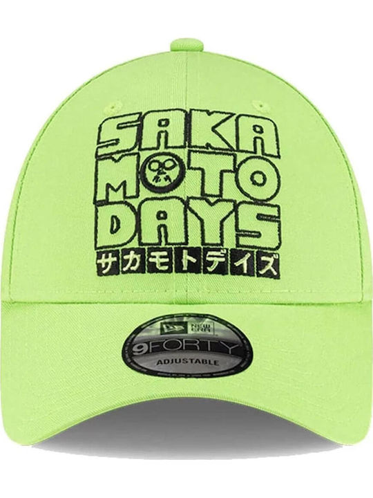 New Era X Netflix Sakamoto Days Wordmark 9forty Adjustable Cap Шапка Зелен 60771244