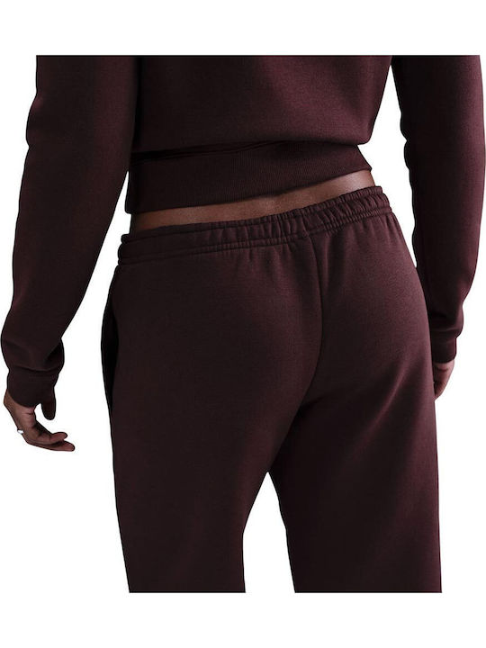 Sportswear Sweatpants Fleece Burgundy