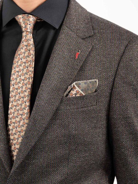 Men's Winter Suit Jacket Slim Fit Corte D'orange