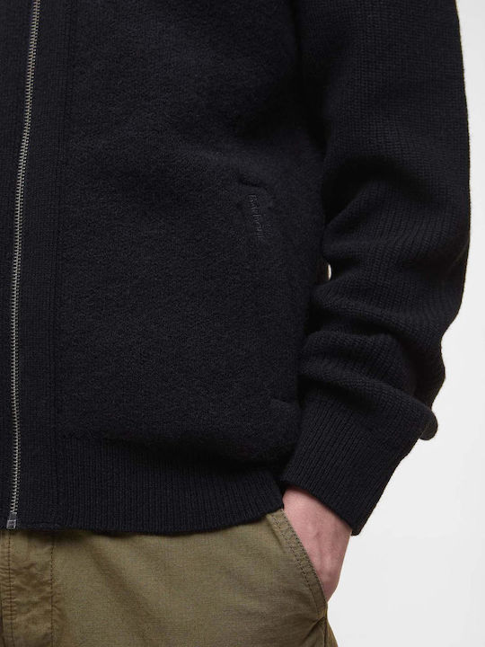 Milburn Men's Knitted Cardigan Black