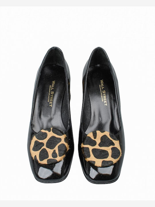 Leather Leopard Heels Animal Print