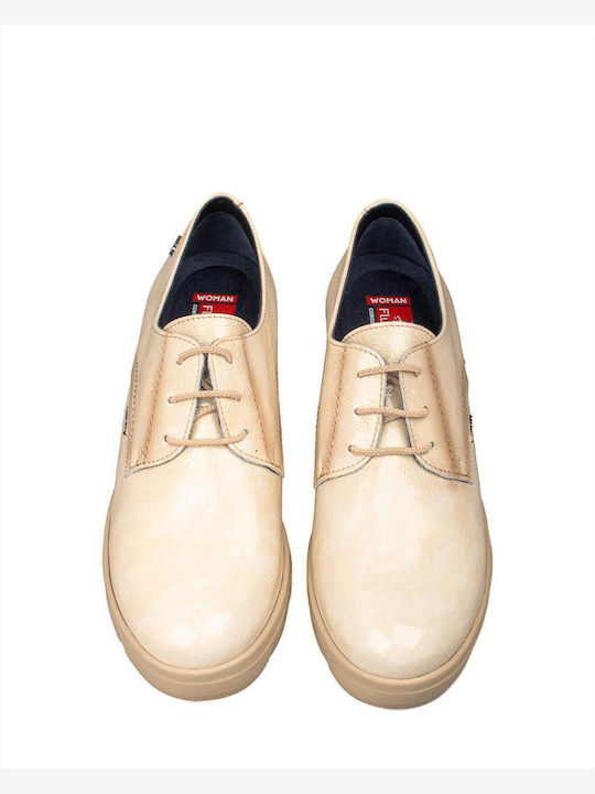 Women's Oxford Shoes Beige