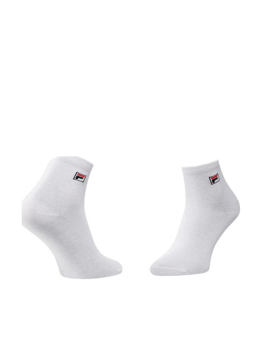FILA Plain Ανδρικές Μονόχρωμες Κάλτσες Λευκές 3Pack