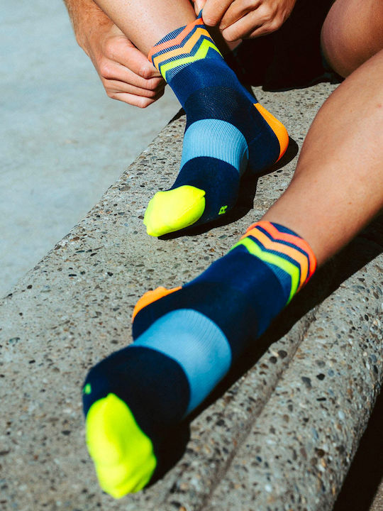 Incylence Running Socks Orange 1 Pair