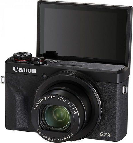 Canon PowerShot G7 X Mark III Compact Φωτογραφική Μηχανή 20.1MP 4K UHD Οπτικού Ζουμ 4.2x Vlogger Kit Μαύρη