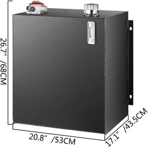 Δεξαμενές Υδραυλικού Λαδιού Vevor 25gal 94,64 L Δεξαμενή Καυσίμου Βαρέως Τύπου Υδραυλική Δεξαμενή Χάλυβα Δεξαμενές Μεταφοράς Βενζίνης Υδραυλική Δεξαμενή Φίλτρο Μετρητή Θερμοκρασίας Καπάκι Αναπνοής
