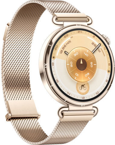 Huawei Watch GT 6 Stainless Steel 41mm Waterproof with Heart Rate Monitor (Gold Milanese)