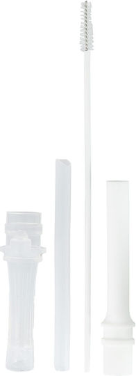 Nuby Silicone Baby Replacement Straw No-spill for 12+ months Transparent