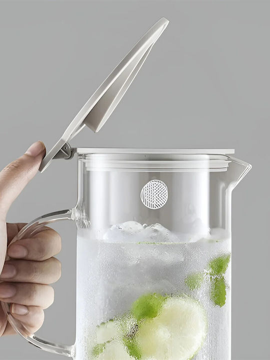Buydeem Teapot with Filter Glass Transparent 500ml