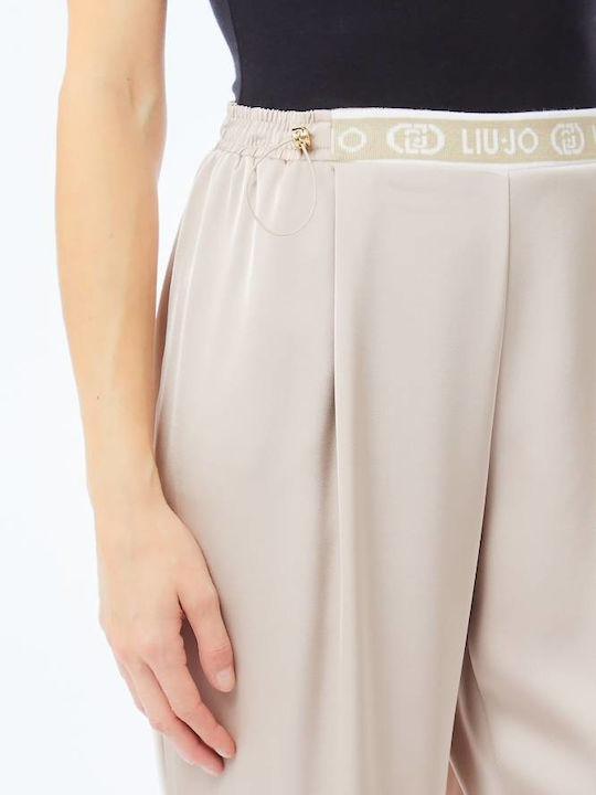 Dama Tesatura Pantaloni Champagne