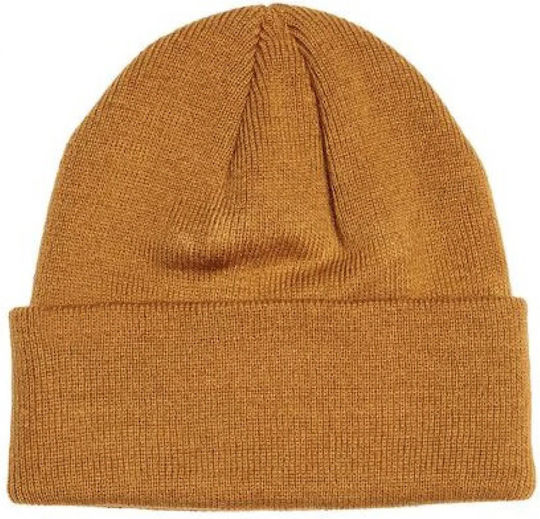 Beanie Unisex Beanie Knitted in Brown color