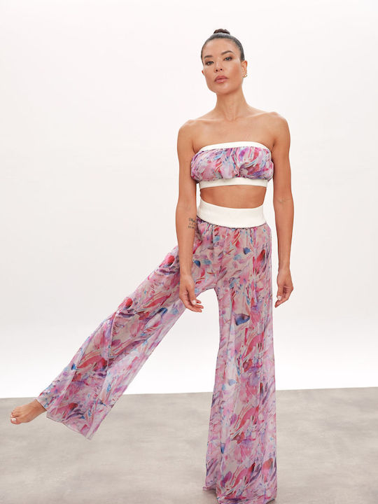 Παντελόνι Φόρμας Multicolor, Mauve