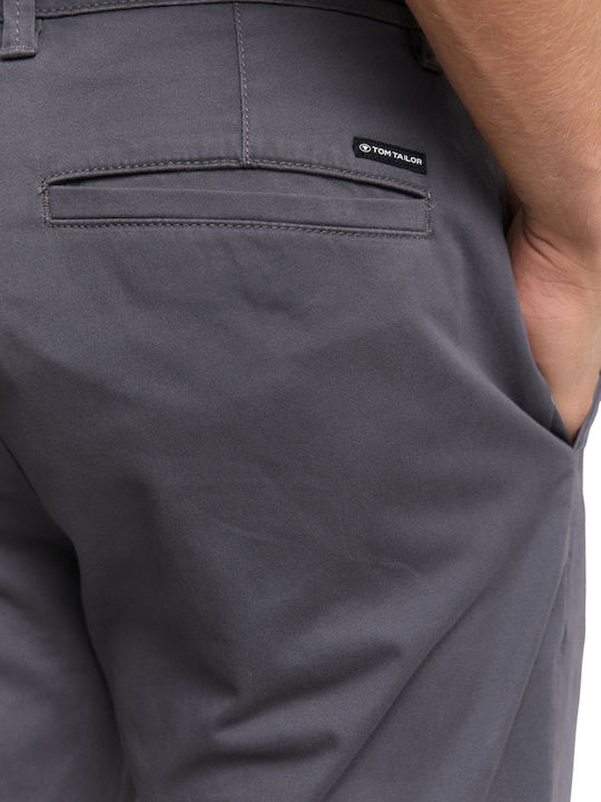 'travis' Hose Chino in Schlanker Passform Classic Dark Grey
