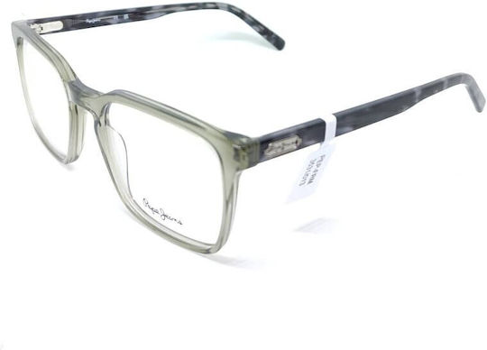 Pepe Jeans Weiblich Kunststoff Brillenrahmen Grün PJ3531-525