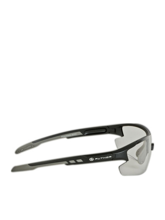 Author Sunglasses Vision LX Unisex Sunglasses with Black Plastic Frame and Transparent Lens 09201201