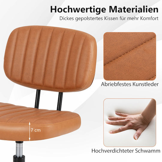 Costway Costway Bürostuhl mit Einstellbaren Arme Braune