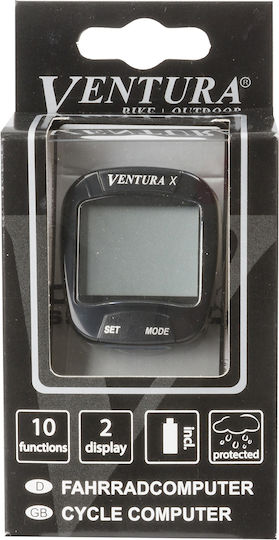 Ventura X Waterproof Wired Bicycle Counter