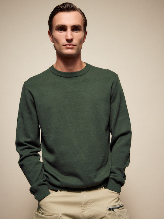 Long Sleeve Sweater Dk Green