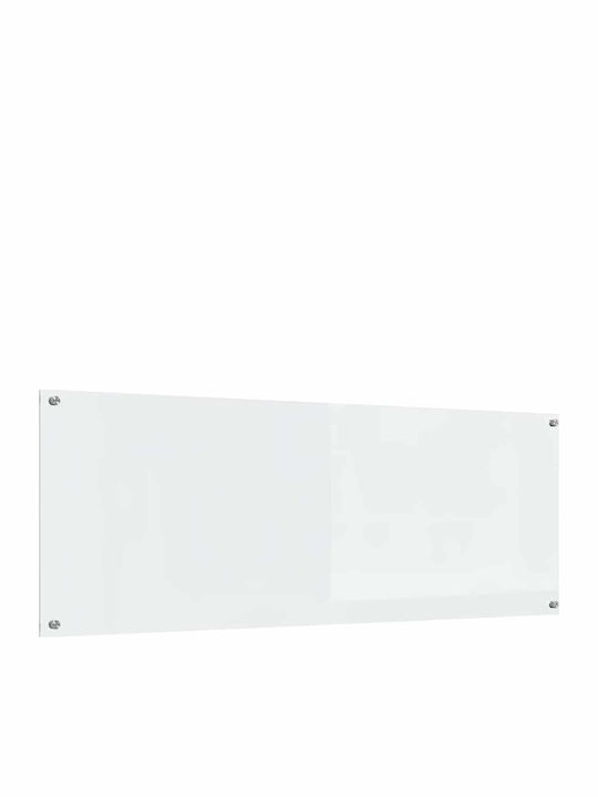 Vidaxl Kitchen Back Panel 2 Pcs Transparent 110 X 40 Cm Tempered Glass