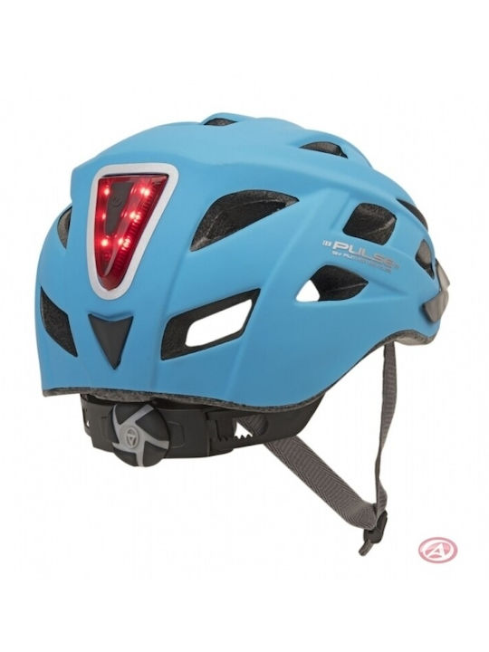 Author Pulse LED X8 Bicycle Helmet City with LED Light Blue