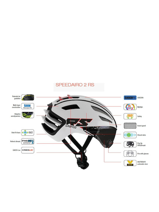 Casco Speedairo 2 Κράνος Ποδηλάτου Δρόμου Μαύρο