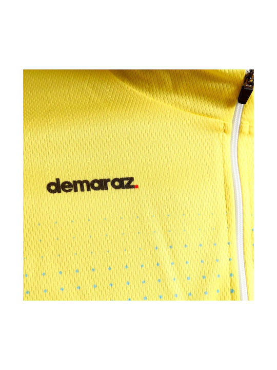 Demaraz Ανδρική Κοντομάνικη Μπλούζα Road Bike Κίτρινη