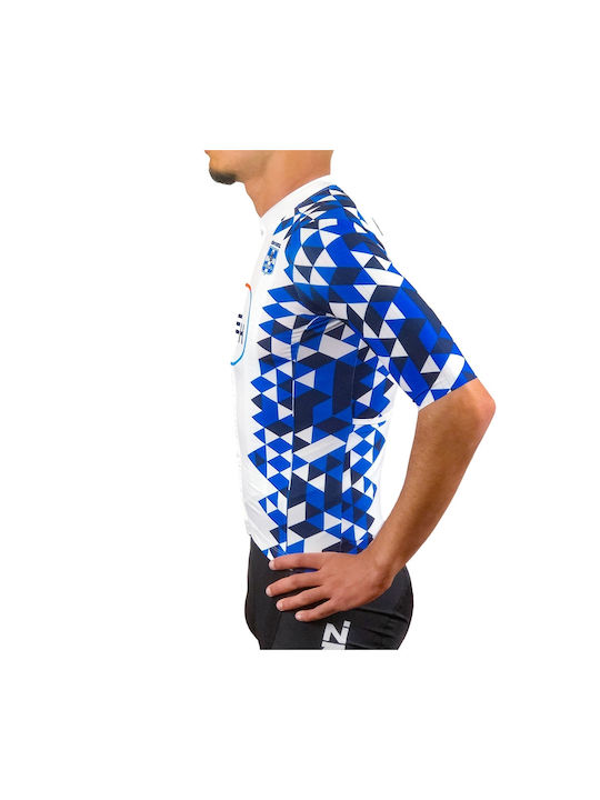 Demaraz Εθνική Ελλάδος Κοντομάνικη Μπλούζα Road Bike Λευκή