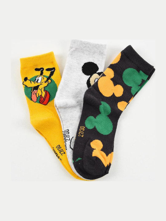 Superheroes Kids' Socks Black 3 Pairs