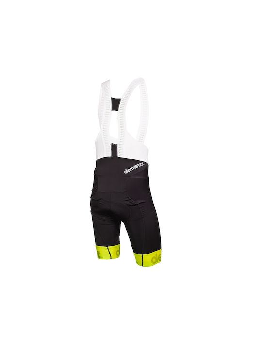 Demaraz Men's Cycling Pants with Braces Yellow