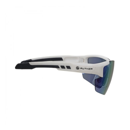 Author Cycling Glasses Vision Lx with White Frame & Multicolour Lenses
