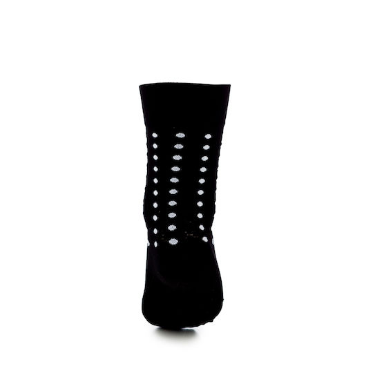 Demaraz Black Polka Dot Cycling Socks Black