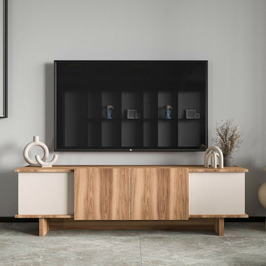 TV-Ständer Diana Beige-Walnuss M180xT33xH50cm