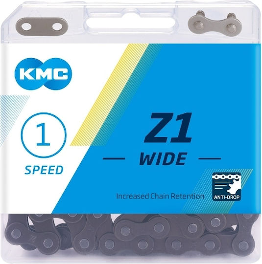 Bicycle Chain Kmc Z1 Wide 112 Links Quick Link Bicycle Without Gears