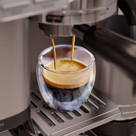 Ninja Luxe Cafe Pro Series Αυτόματη Μηχανή Espresso 1650W Πίεσης 15bar για Cappuccino με Μύλο Άλεσης Καφέ