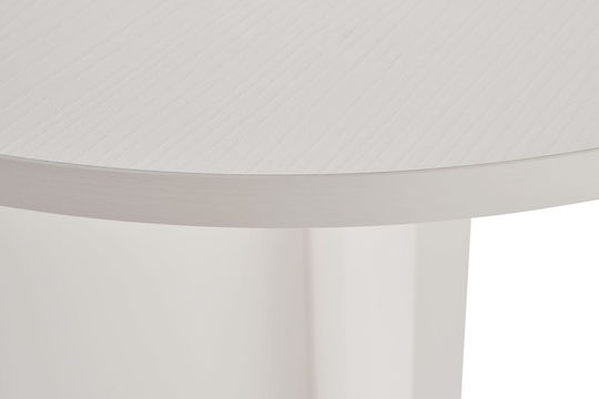 Sablin Маса За Трапезария Дървена Бяла 180x89.5x75см