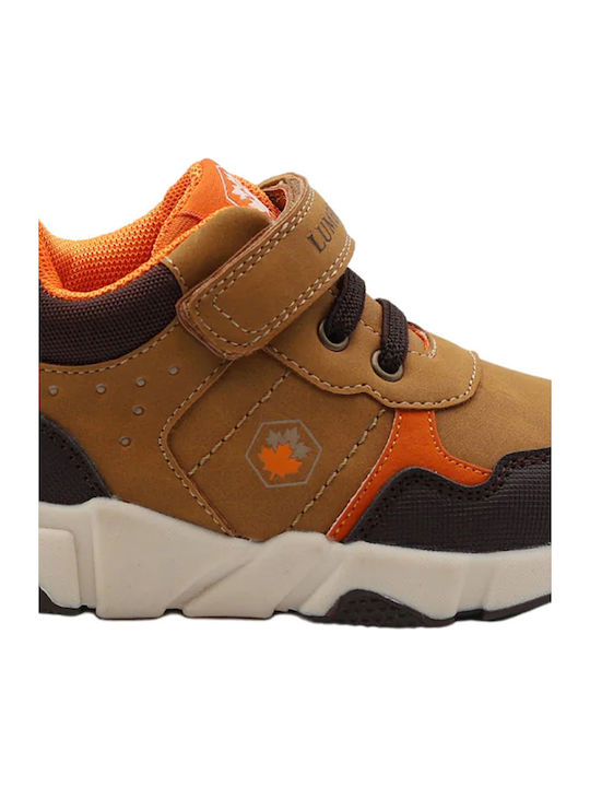 Kids Boots with Velcro Yellow