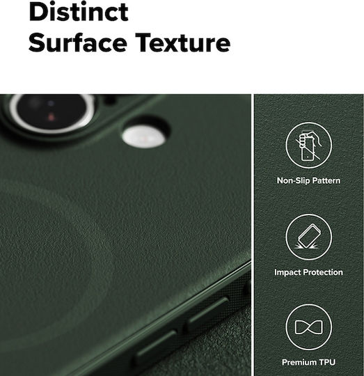 Ringke Umschlag Rückseite Silikon Grün (iPhone 17)