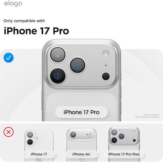 Elago Back Cover Σιλικόνης Ροζ (iPhone 17 Pro)